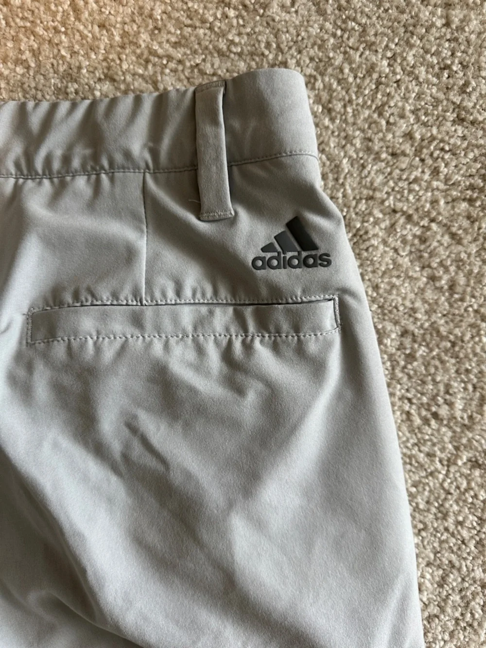 adidas Light Gray Men's Chino-Style Pants